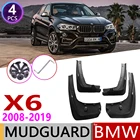 Брызговик для BMW X6 E71 F16 2008  2019 Fender брызговик закрылки аксессуары для брызговиков 2009 2010 2011 2013 2014 2015 2018