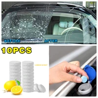 10pcs pack 1pcs 4l car windshield glass cleaner solid effervescent tablets wiper fine wiper auto window cleaning accessories