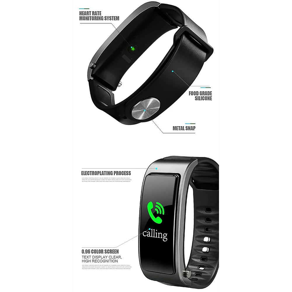 Y3 Plus Wireless Bluetooth earphone smart watch Health Tracker Pedometer Fitness Bracelet Smart Wristband Bluetooth headset enlarge