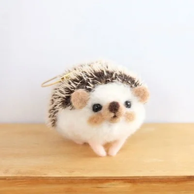 Ручная работа игла валяная готовая шерсть Войлок реалистичное животное лиса