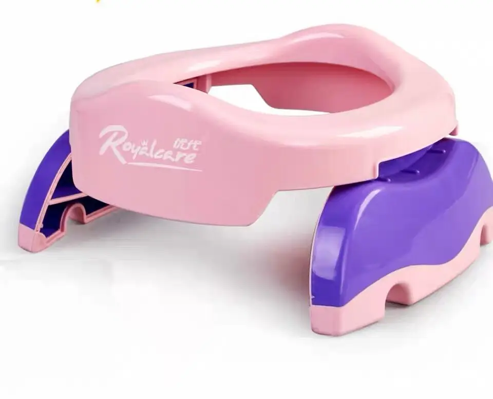 Портативный детский дорожный горшок для автомобиля складной маленький Туалет