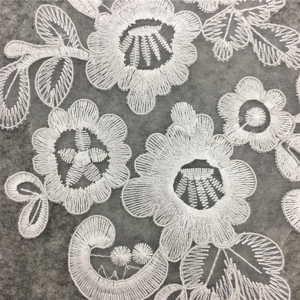 Модная вышивка кружевной воротник украшение для костюма шитье вырез сделай сам