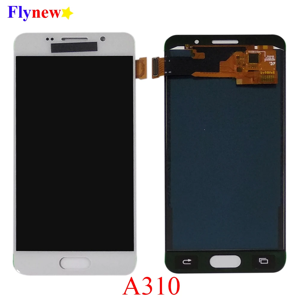Протестированный ЖК дисплей для Samsung Galaxy A3 2016 A310 A310F A310H A310M дигитайзер сенсорный