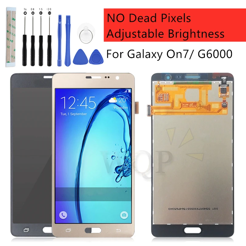 ЖК дисплей для SAMSUNG Galaxy On7 сенсорная панель дигитайзер Samsung G6000 детали замены и