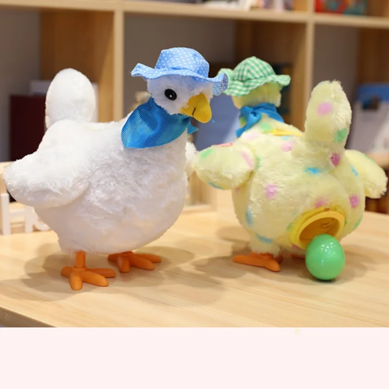 

Plush toys Can dance and sing Funny toys Birthday presents for children Animal cognitionlays eggs hen Free shipping