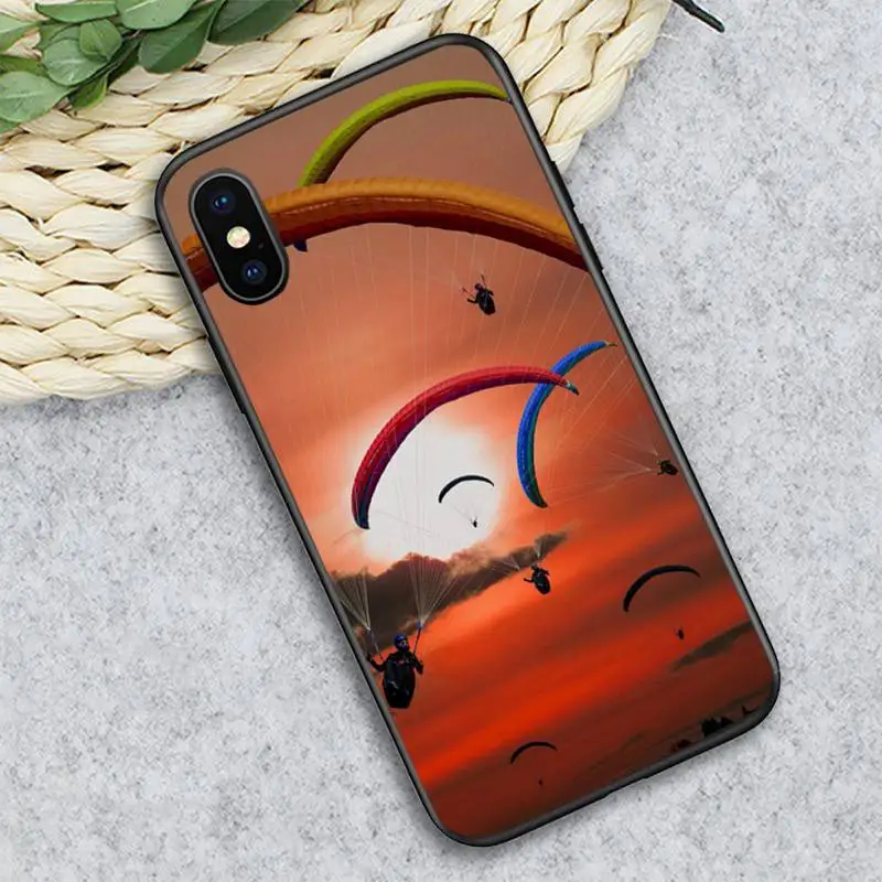 

landscape Sports Paragliders Phone Case for iPhone 11 12 pro XS MAX 8 7 6 6S Plus X 5S SE 2020 XR mini