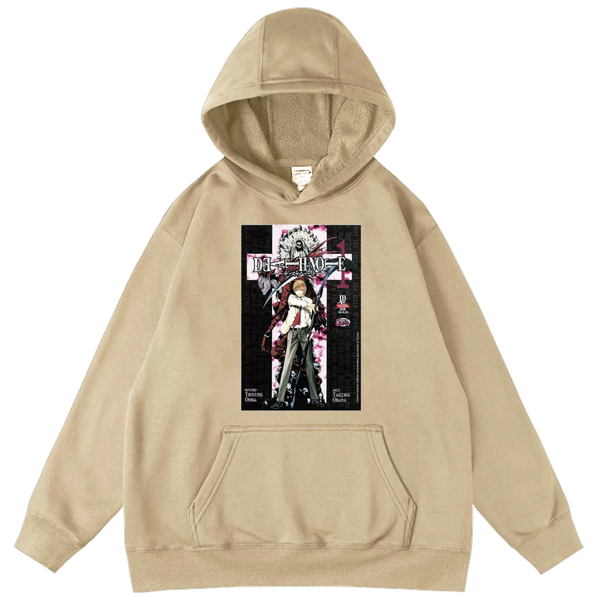 

Men's Hoodies Death Note Men's Sweatshirts Hoodie Anime Cartoon Character Hooded Men Woman Hoodies Spring Autumn Tracksuit Tops