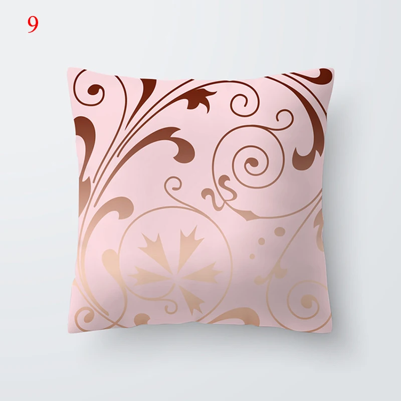 Новинка Наволочка в скандинавском стиле декоративные розовые золотистые