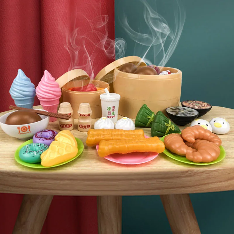 

Children's House Simulation Kitchen Toys High-Quality Plastic Food Puzzle Games Hands-on Cognitive Ability Training Kids Toys