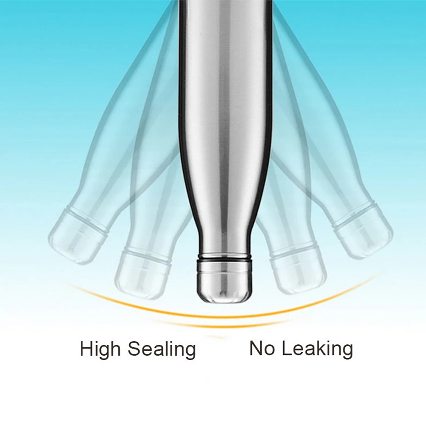 500 мл бутылка из нержавеющей стали для воды спортивная теплоизоляция шейкер