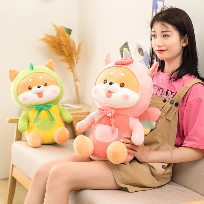 

Hot New Arrival 30/45cm Shiba Inu Plush Toy Soft Stuffed Animal Chai Dog Doll Toy for Kid Pillow Cosplay Dog Girl Valentine Gif