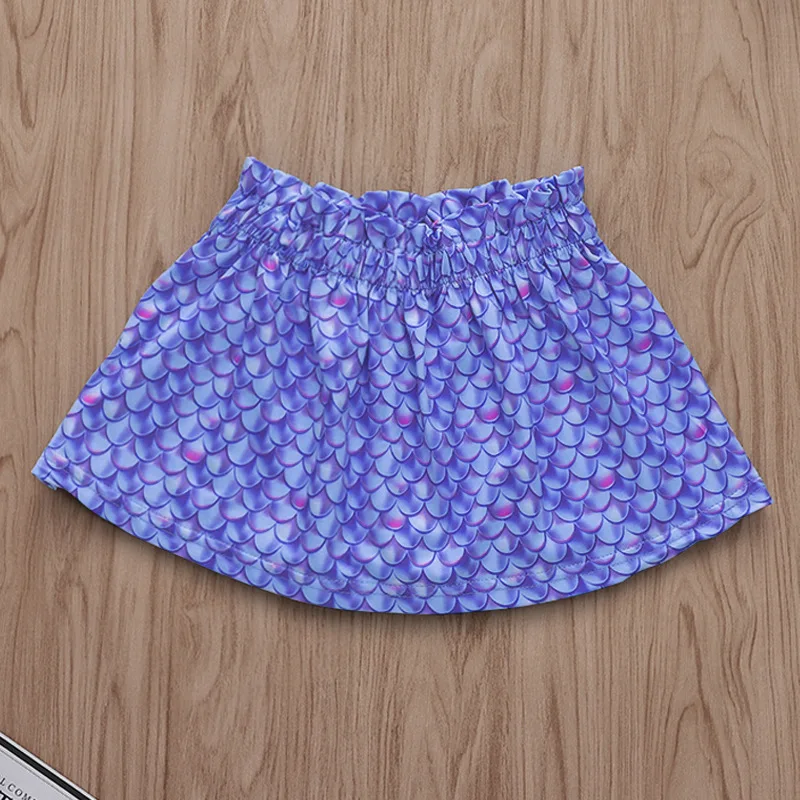 Наряд Русалочки для новорожденных девочек розовый топ с рукавами-крылышками и