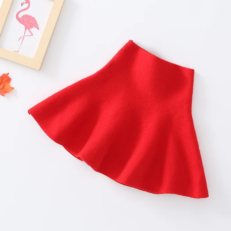 Детская юбка CYSINCOS осенняя эластичная трикотажная для девочек плотная