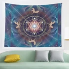 Metatron s Cube Merkabah мир и баланс гобеленовое одеяло, гобеленовое украшение