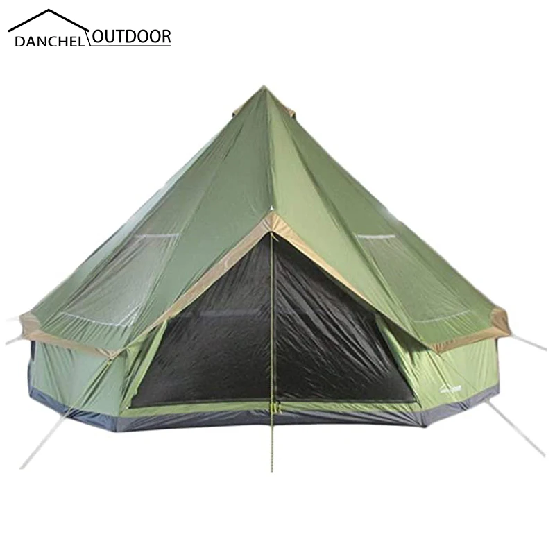 DANCHEL OUTDOOR Водонепроницаемая туристическая палатка Монголия юрта 300D из Оксфорда