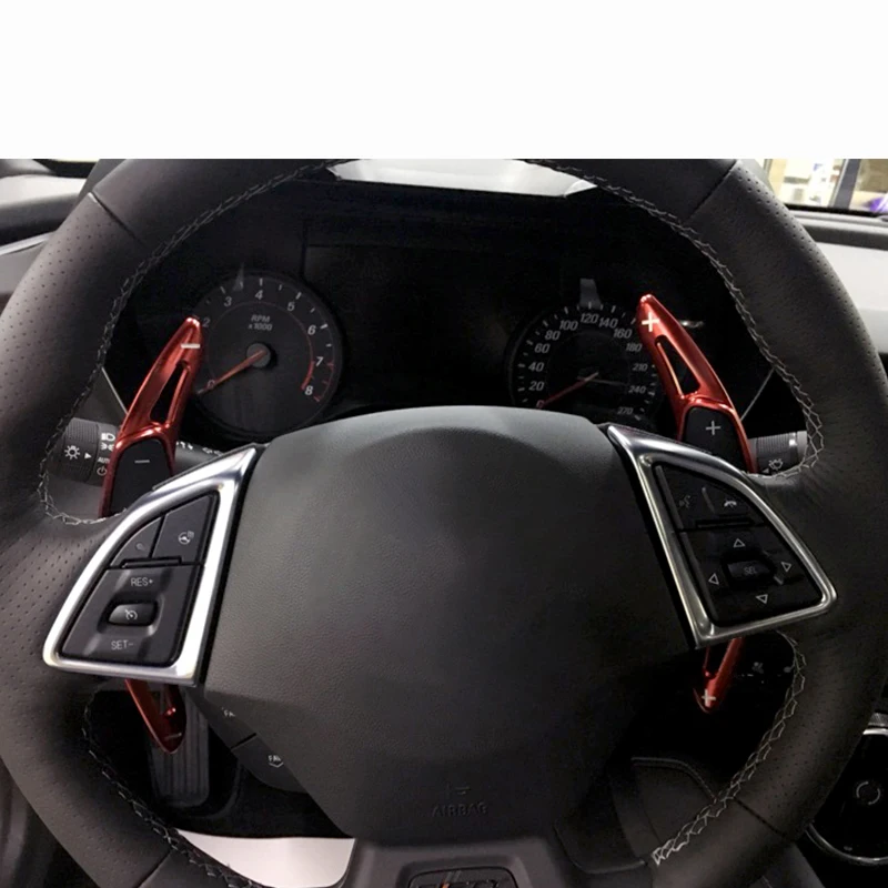 

LS AUTO Car Aluminum Steering Wheel Shift Paddle Shifter Extension for Chevrolet New Camaro (2016-2017) Car-styling Accessories