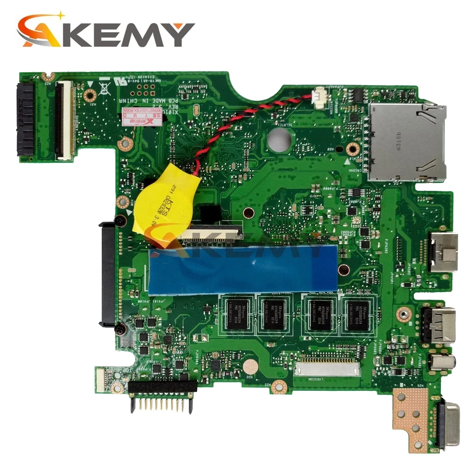 Материнская плата Akemy X101CH для ноутбука ASUS EeePC X101C оригинальная материнская N2600 CPU |