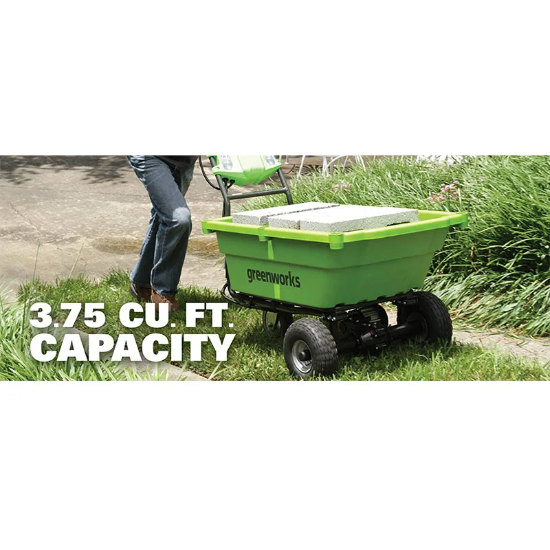 Greenworks Gc40l00 G-Max 40v самоходная садовая корзина устойчивая к ржавчине ванна с