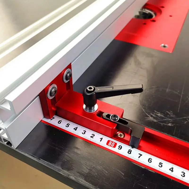 

DishyKooker 30/45 Fixed T Slot Miter Track Stop Locator Sliding Brackets Woodworking Rail Retainer Chute Backing Connector
