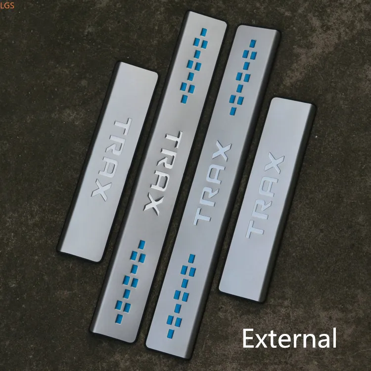 

For Chevrolet TRAX 2014-2018 High-quality stainless steel Threshold bar Welcome pedal Anti-scratch Car styling