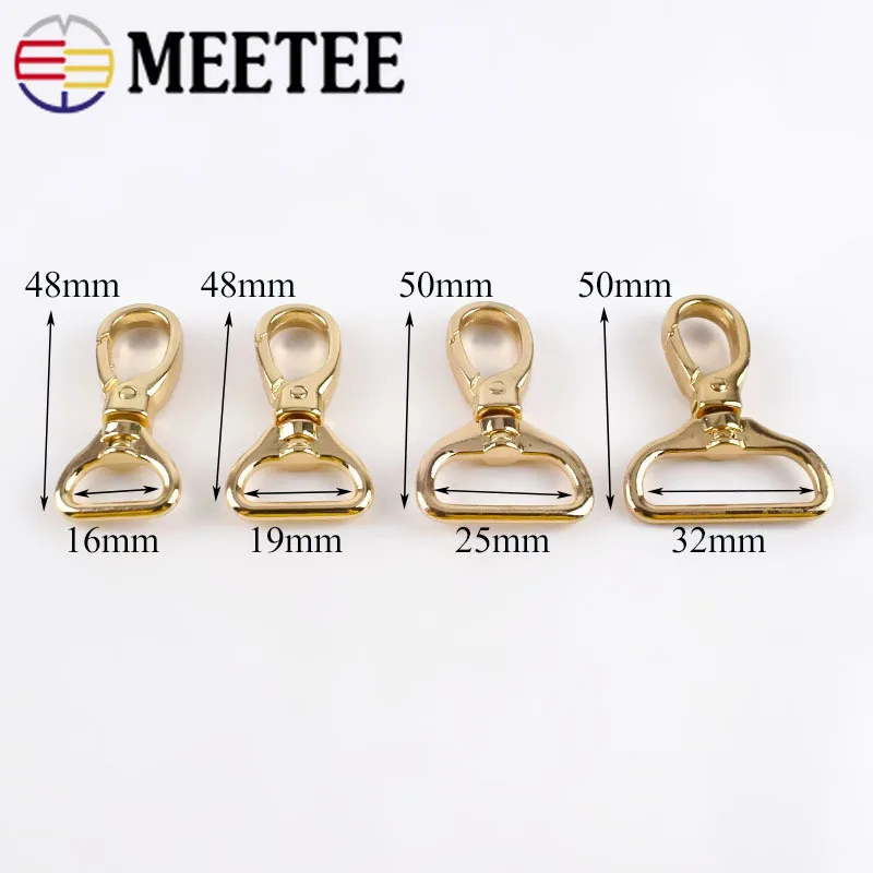 5/10 шт. металлические пряжки для сумок вертлюжная застежка брелок ключей с