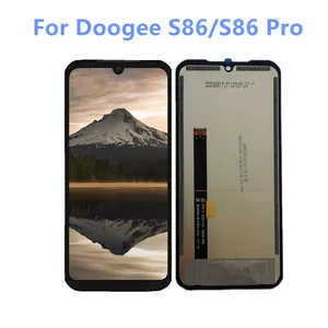 New For Doogee S86/S86 Pro Phone Replace LCD Display Assembly Digitizer With Touch Screen IP68/IP69K Android 10 Repair Parts