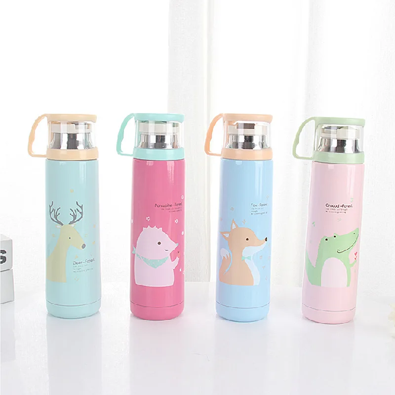 350/500 мл Термоизолированный термос из нержавеющей стали Студенческая вакуумная