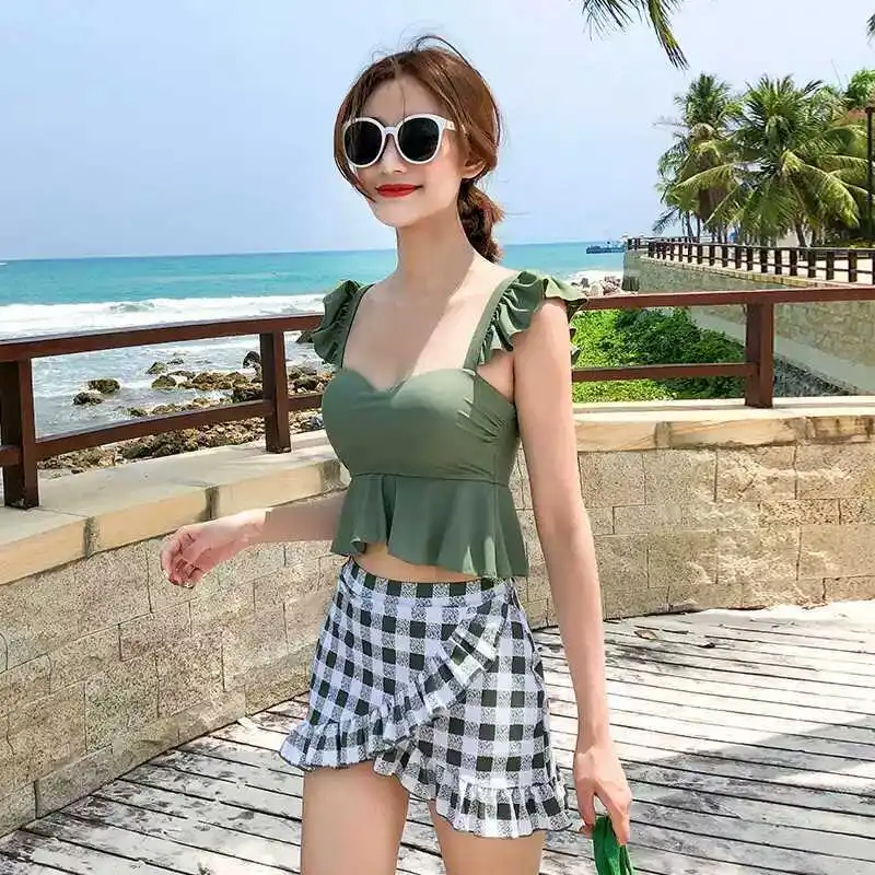 Плавание костюмы женские одежда Для женщин танкини девочек ming костюм Двойка 2019