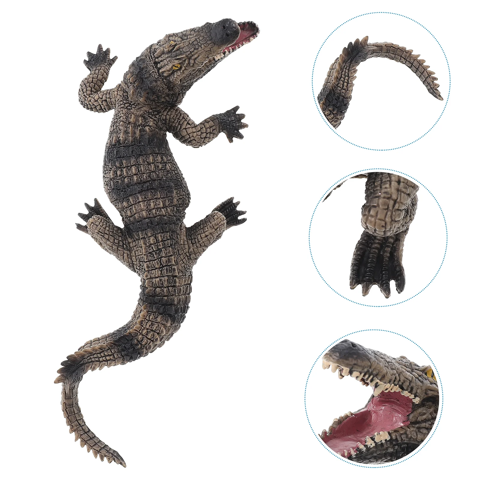 

1pc Simulation Crocodile Preschool Education Wildlife Cognitive for Kid