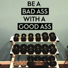 Тренажерный зал, стены стикеры ПВХ Wall Art Наклейки современная мода Wallsticker декора гостиной спальня съемное настенное украшение фрески