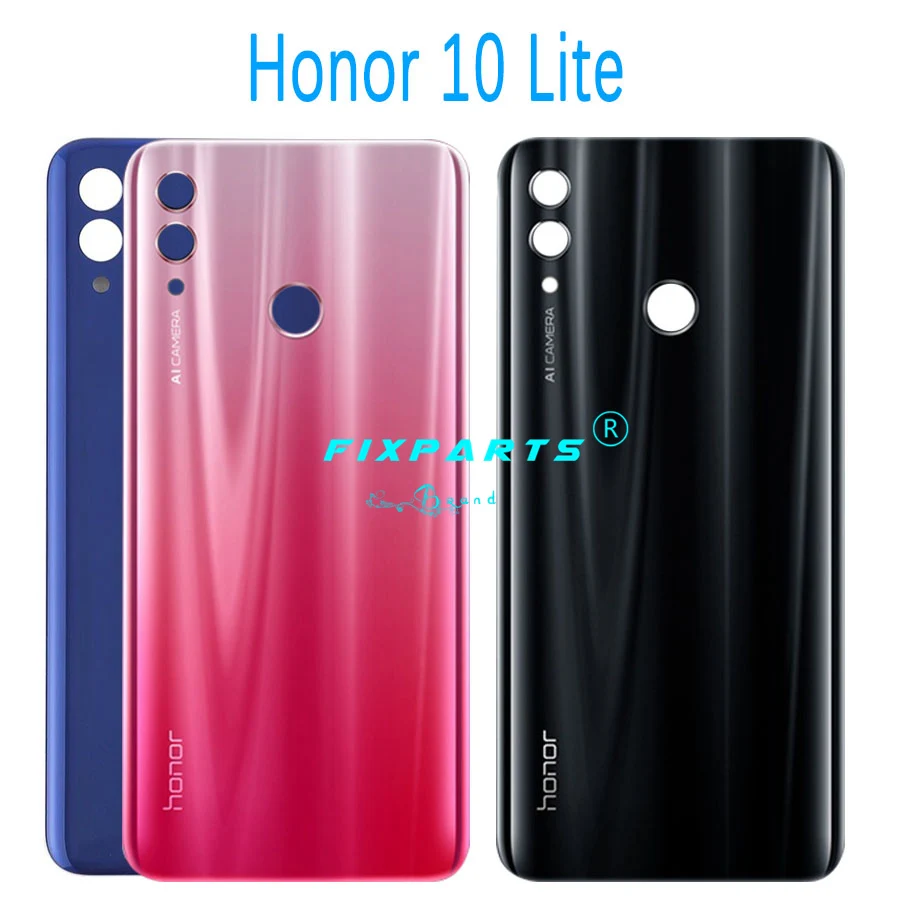 Заднее стекло для Huawei honor 10 задней крышки батарейного отсека Корпус + заднего
