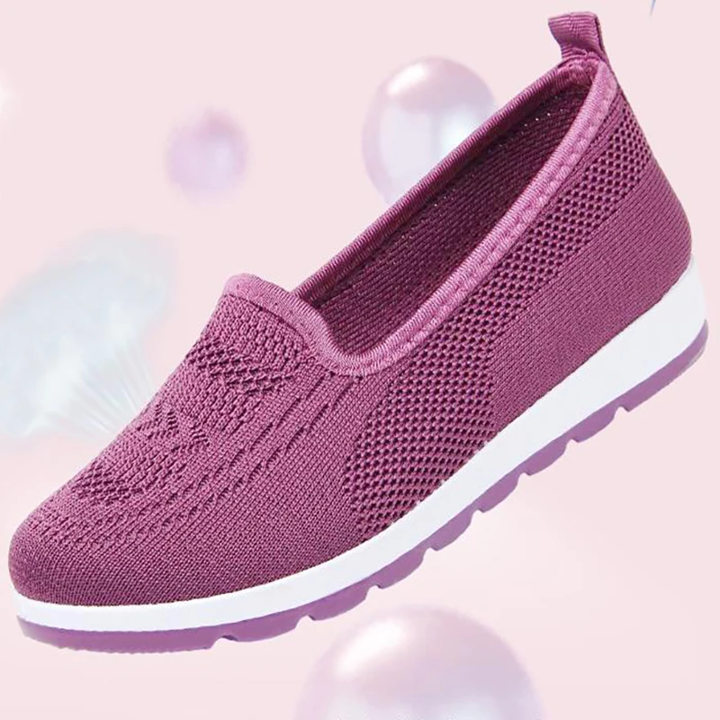 

Hot high quality casual cool wholesale 2021 middle-aged and old peoples casual soft sole mothers running shoes 09