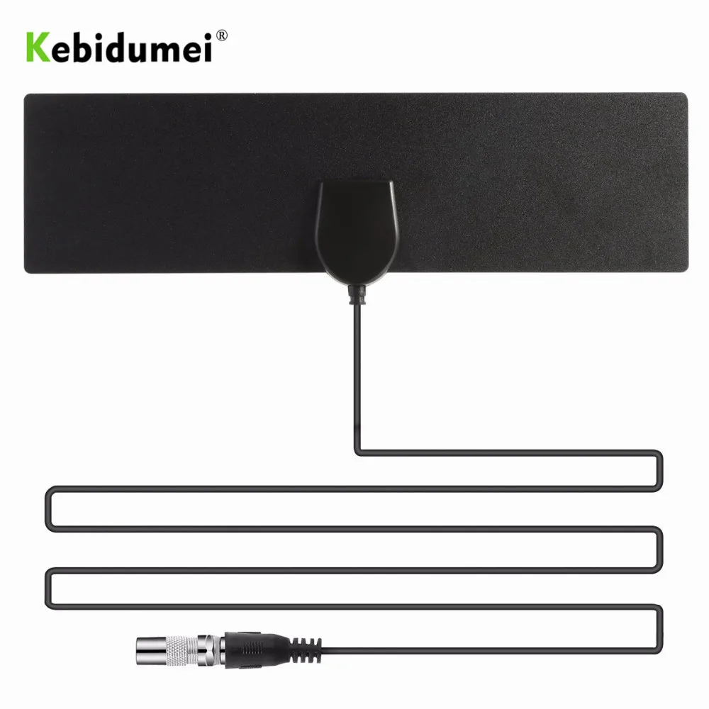 Kebidumei 50 милей HD ТВ комнатная ТВ антенна DVB-T2 HD 1080P цифровой усилитель с высоким коэффициентом усиления спутниковый ресивер Встроенная автомобильная антенна