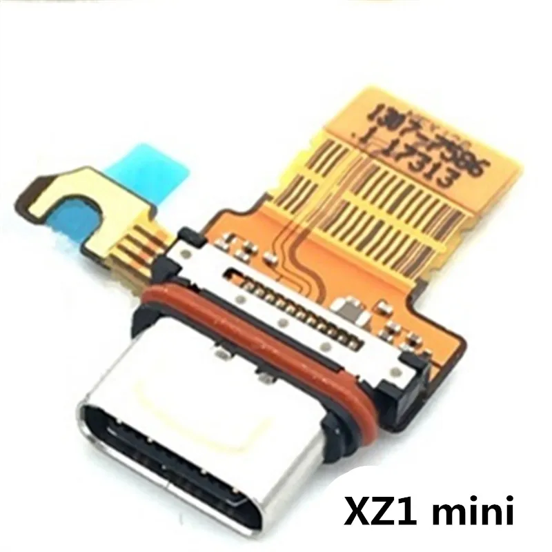 Usb зарядка Нижняя плата для Sony Xperia XZ/XZS/XZ Premium XZ1/XZ1 Compact mini charger док-станция Соединительный Модуль гибкий кабель