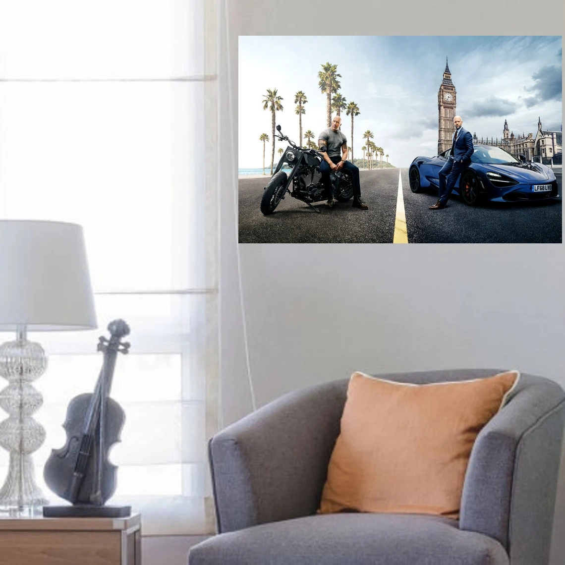 Быстрые и веселые подарки Хубби Шоу постер фильма печать на холсте украшение