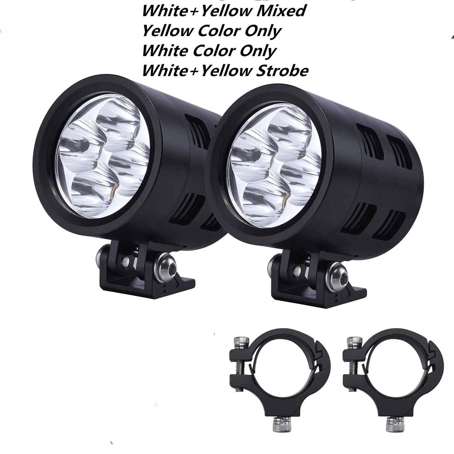 High low with strobe 60 Вт мотоциклетный головной светильник мотоцикл 7200LM Высокий Низкий Луч вспышка Motos XML U3 светодиодный водонепроницаемый для вождения автомобиля противотуманный точечный светильник - Цвет: High low with strobe