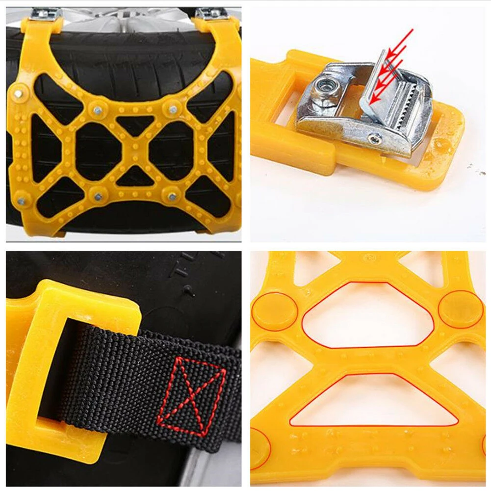 Универсальные автомобильные цепи для снега противоскользящие Зимние колеса