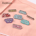 Забавные Броши Yeet or be yeeted с эмалью, металлические значки, украшение для воротника, рюкзака, ювелирное изделие, подарок