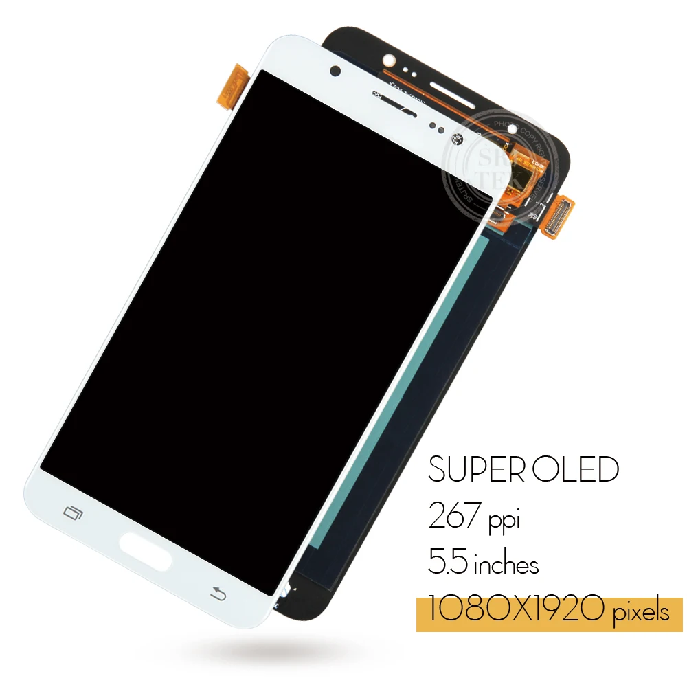 OLED 5 для Samsung Galaxy J7 2016 J710FN ЖК дисплей J710 экран J710F сенсорный дигитайзер стеклянная