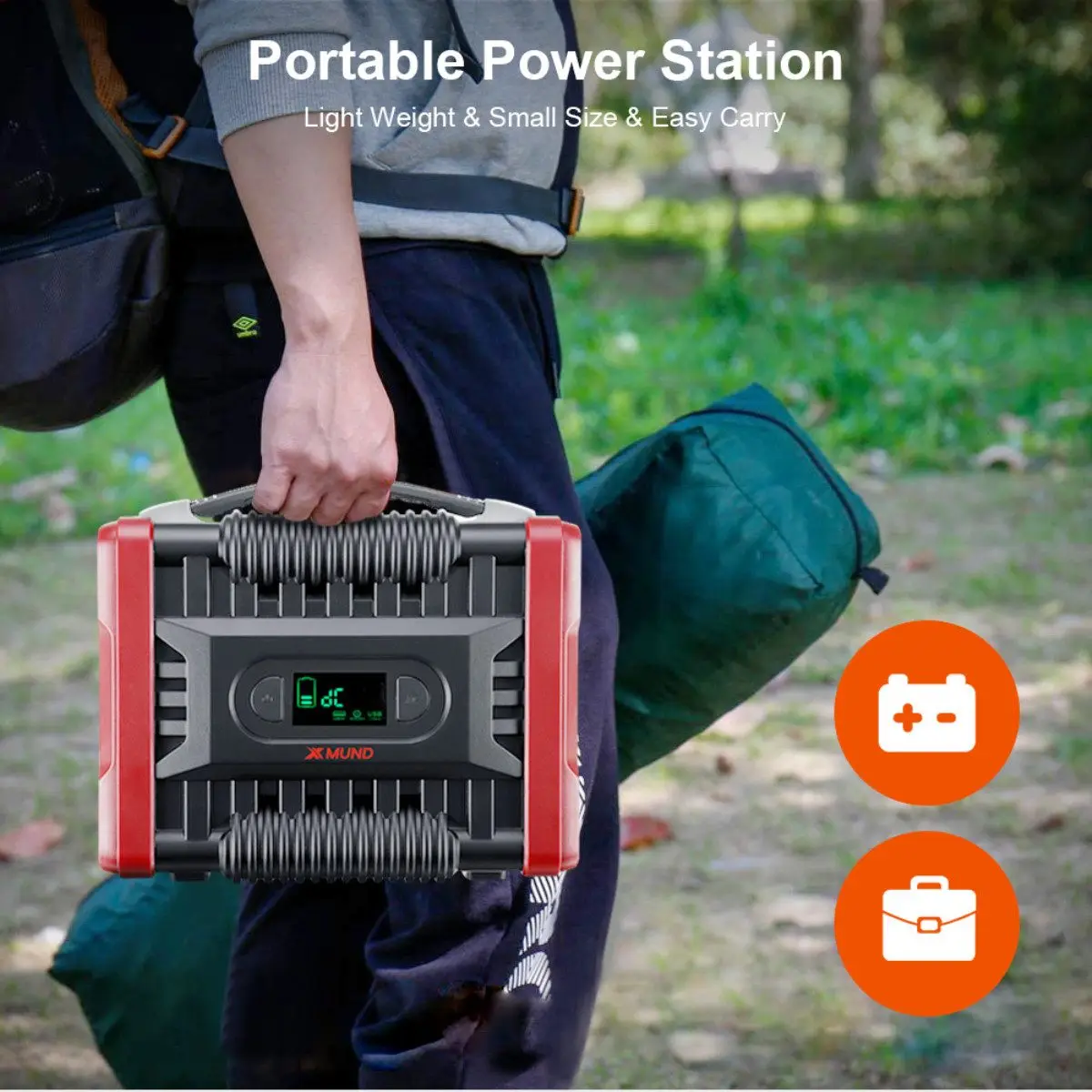 

XMUND XD-PS1 222wh Portable Power Station 3.7V 60000MAH Solar Power Generator Emergency Energy Supply Power Bank for Outdoor