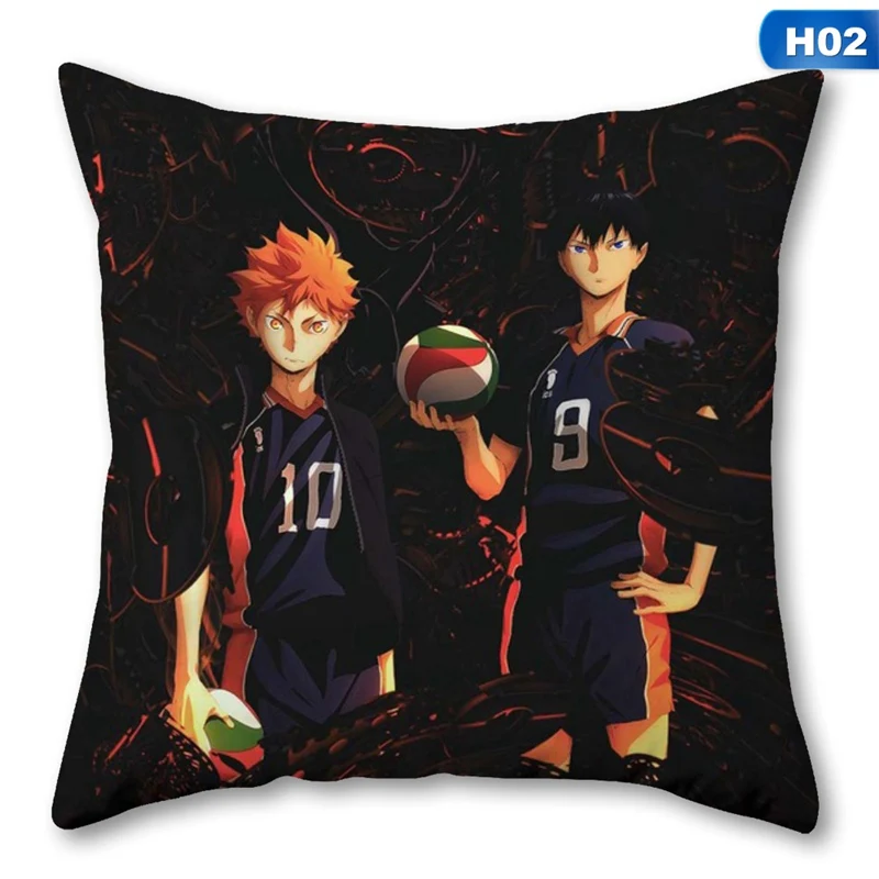 Аниме Haikyuu волейбольный мальчик мультяшный персонаж наволочка для украшения