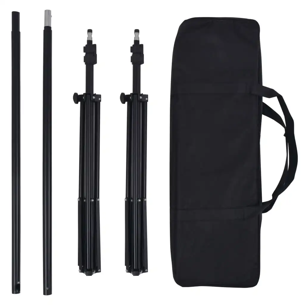 Photo studio Kit with backdrops lamps and umbrellas free shipping France | Электроника