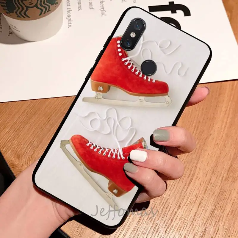 

Figure skating skates Phone Case For Xiaomi Redmi 4x 5 plus 6A 7 7A 8 mi8 8lite 9 note 4 5 7 8 pro