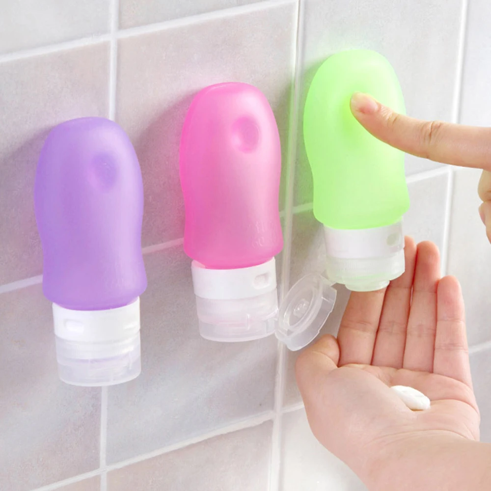 Многоразовые бутылки дорожные контейнеры портативные Мягкие силиконовые для