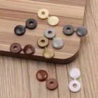 100 шт. откидной Пластик винт Кепки крышка раза кнопки защитный Кепки кнопка для автомобиля Мебель Декоративная гайки крышка болты оборудования