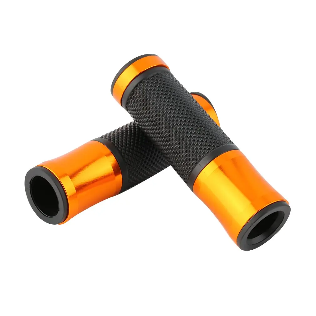 

22mm Handle Bar Sports Motorcycle Handle Metal Rubber Gel Hand Grips New