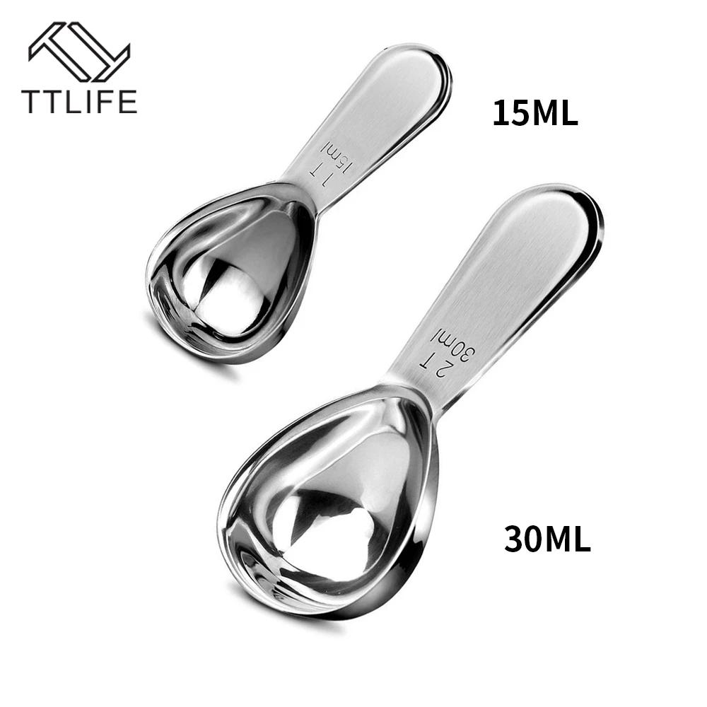2 шт. мерная ложечка для кофе из нержавеющей стали с точным измерением