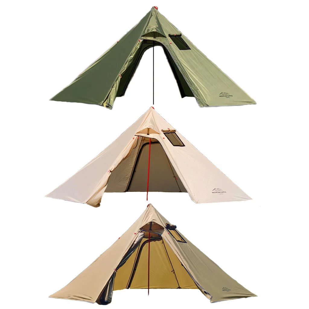 

Hammock Waterproof Rain Tent Tarp Lightweight Portable Waterproof Ripstop Easily Fold Sun Shelter UV Protection with Carry Bag