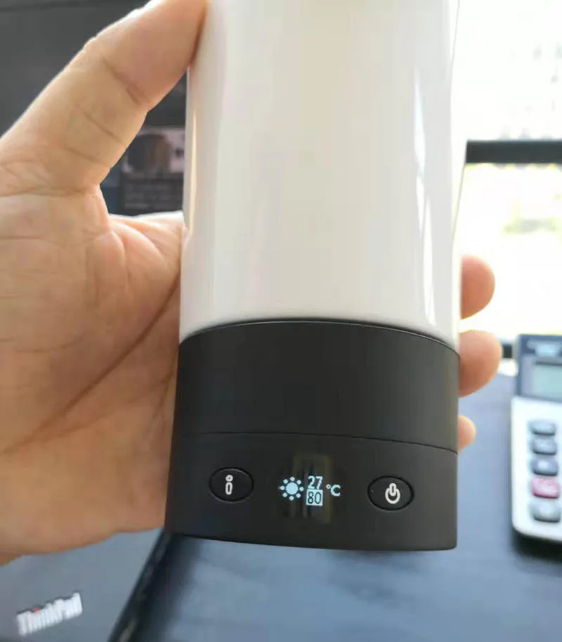 Высокое качество того же Эмбер литиевая батарея оэм power bank нагревательная кофейная чашка термос бутылка 30-80 градусов Автоматический нагрев