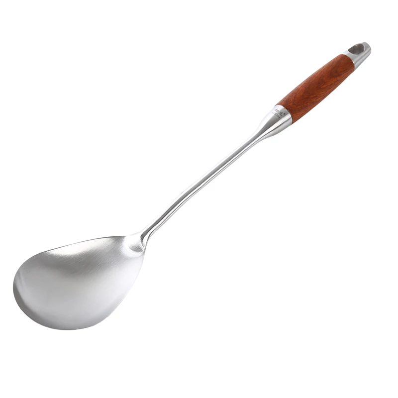 304 нержавеющая сталь шпатель ложка дуршлаг утолщение лопатка для сковородки